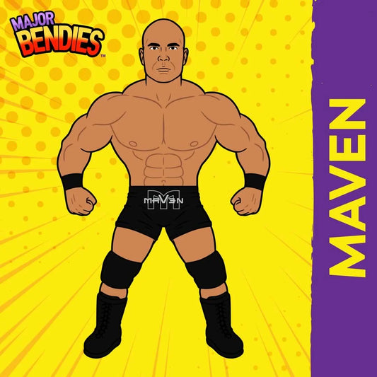2024 Major Wrestling Figure Podcast Major Bendies Series 6 Maven