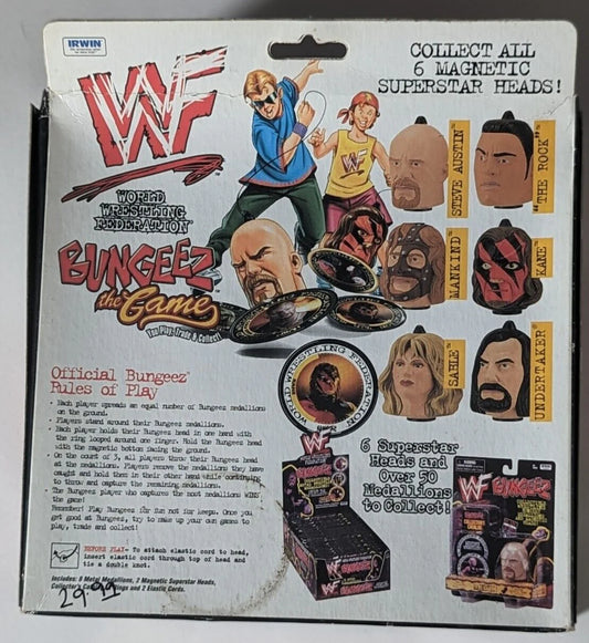 1999 WWF Irwin Toy Bungeez the Game [With The Rock & Undertaker]