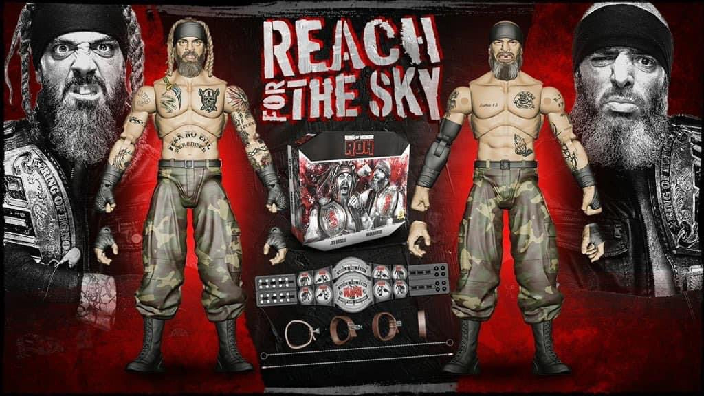 2024 ROH Jazwares Ring of Honor Vault Exclusive The Briscoes 2Pack J