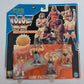 1992 WWF Hasbro Mini Wrestlers: Brutus "The Barber" Beefcake, Butch and Luke of the Bushwhackers & Greg "The Hammer" Valentine