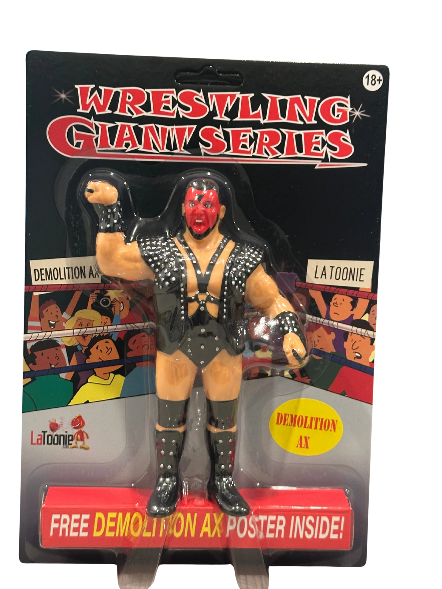 2025 LaToonie Wrestling Giant Series 8" Scale Demolition Ax [With Red Facepaint]