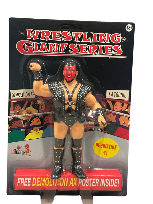 2025 LaToonie Wrestling Giant Series 8" Scale Demolition Ax [With Red Facepaint]