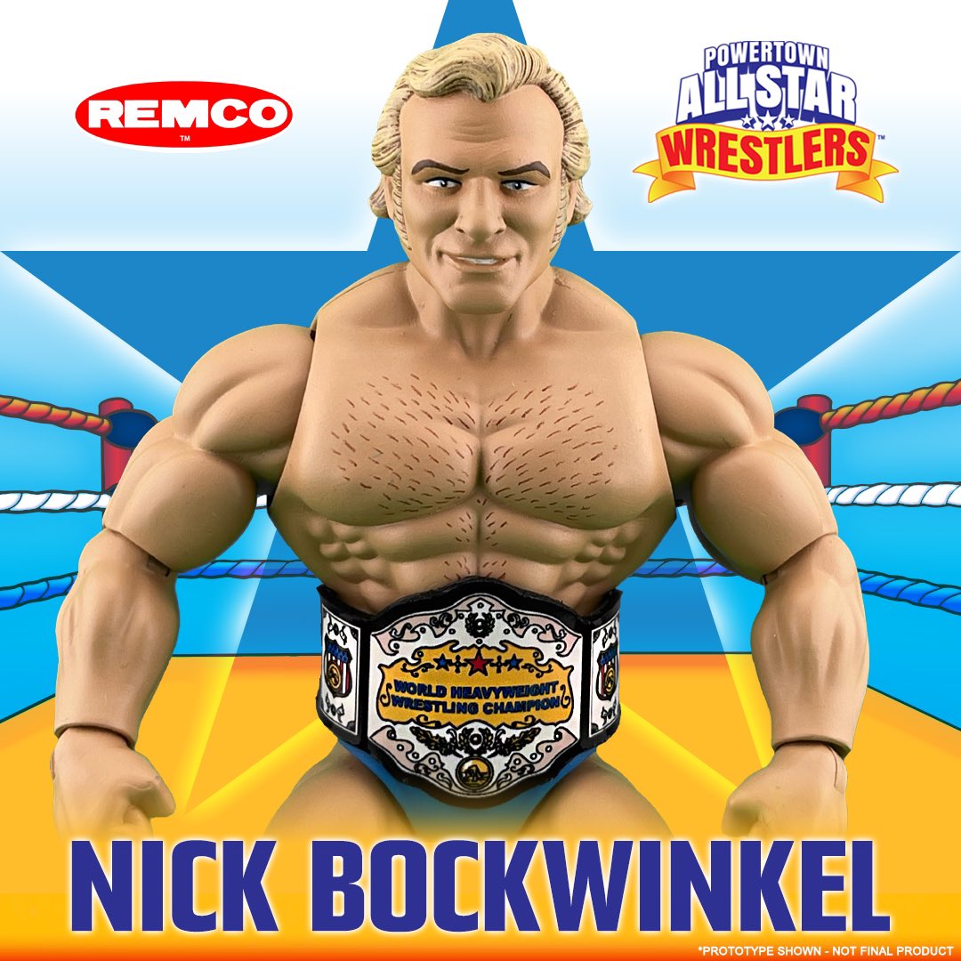 2024 PowerTown Remco All-Star Wrestlers Series 1 Nick Bockwinkel