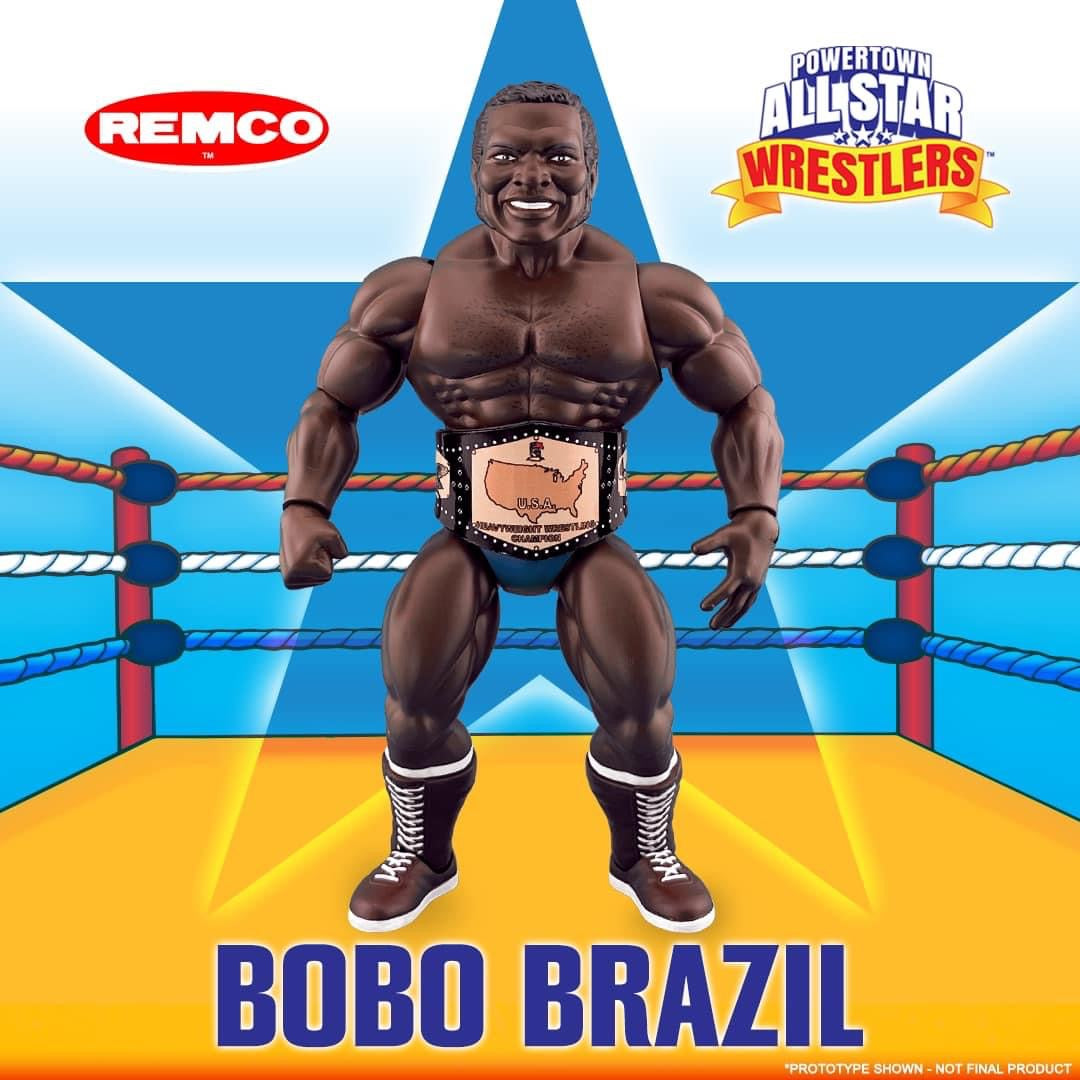 2024 PowerTown Remco All-Star Wrestlers Series 1 Bobo Brazil