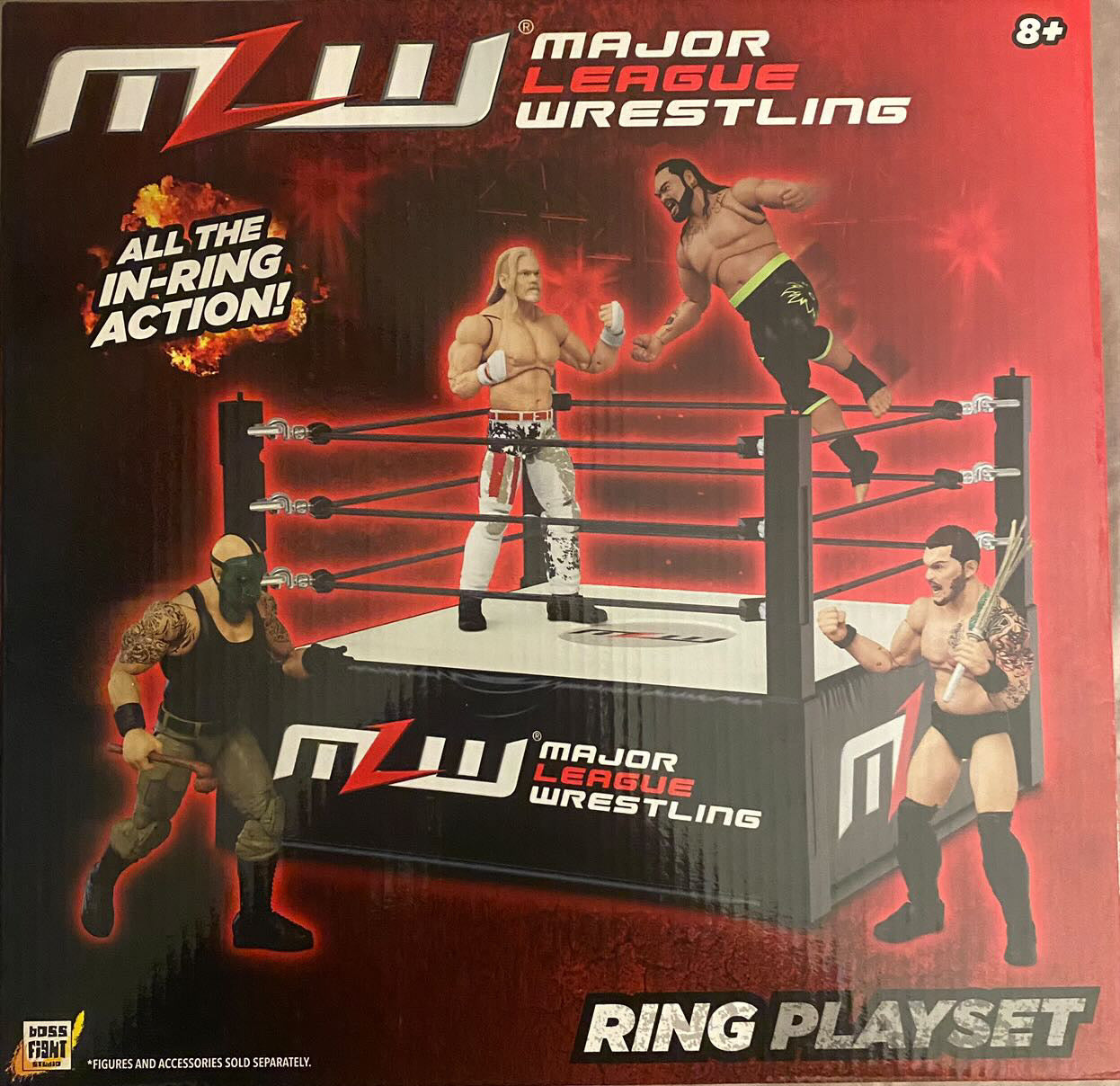 2024 MLW Boss Fight Studio Ring Playset