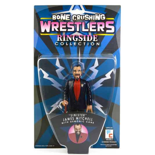 2024 FC Toys Bone Crushing Wrestlers Ringside Collection "Sinister" James Mitchell [Black]