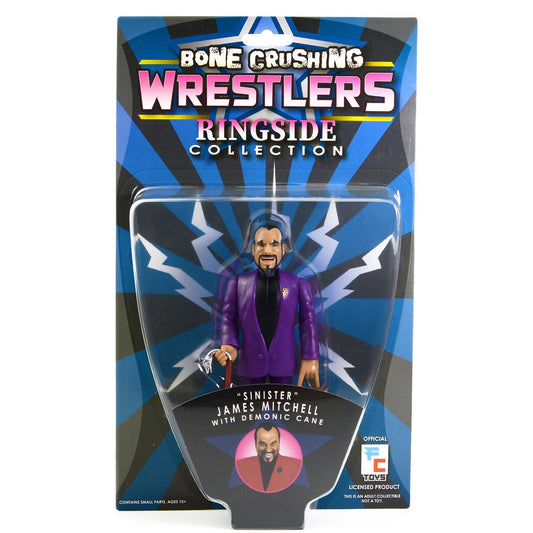2024 FC Toys Bone Crushing Wrestlers Ringside Collection "Sinister" James Mitchell [Purple]