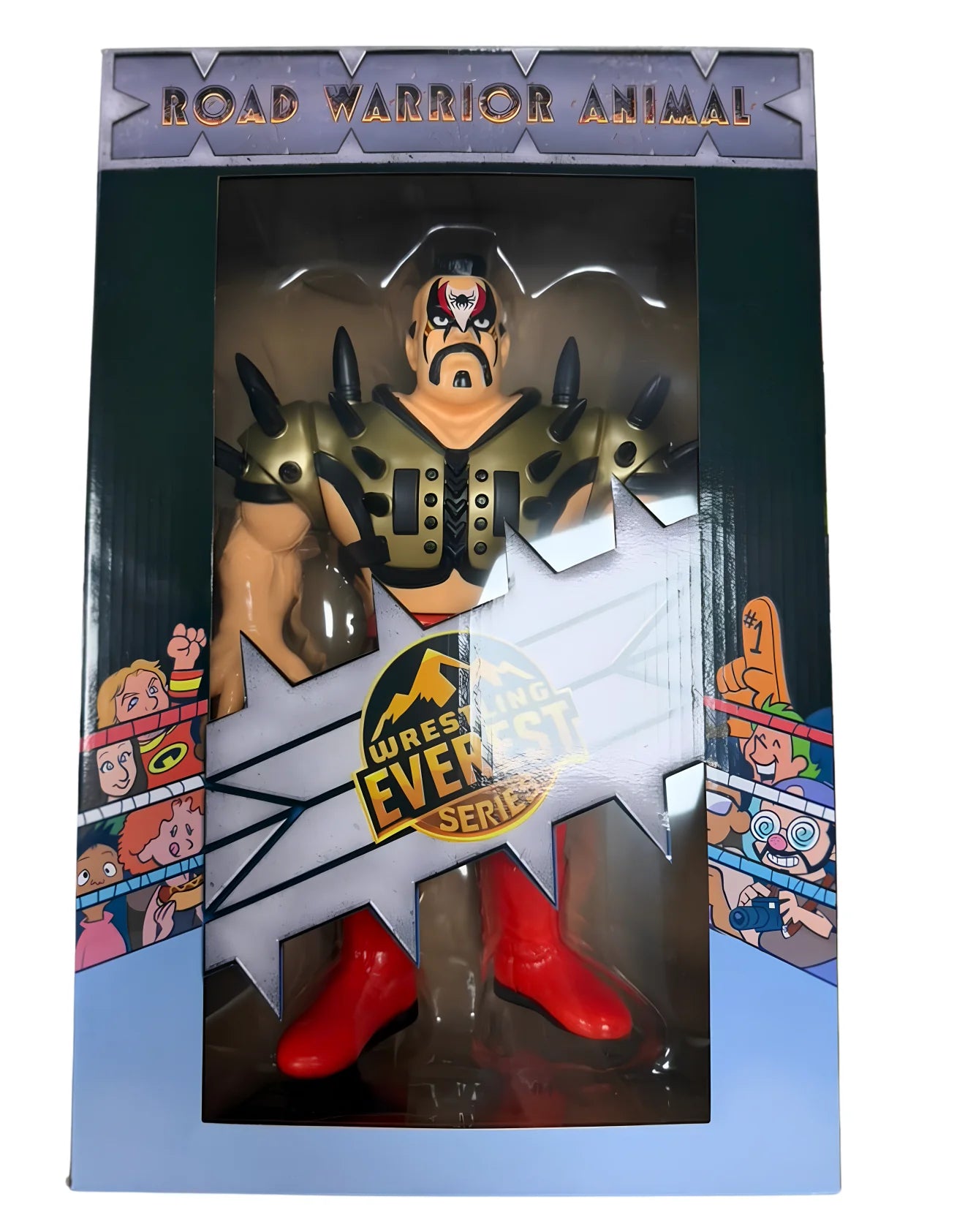 2026 LaToonie Wrestling Everest Series 12" Scale Animal [With Gold Shoulder Pads & White Face Paint]