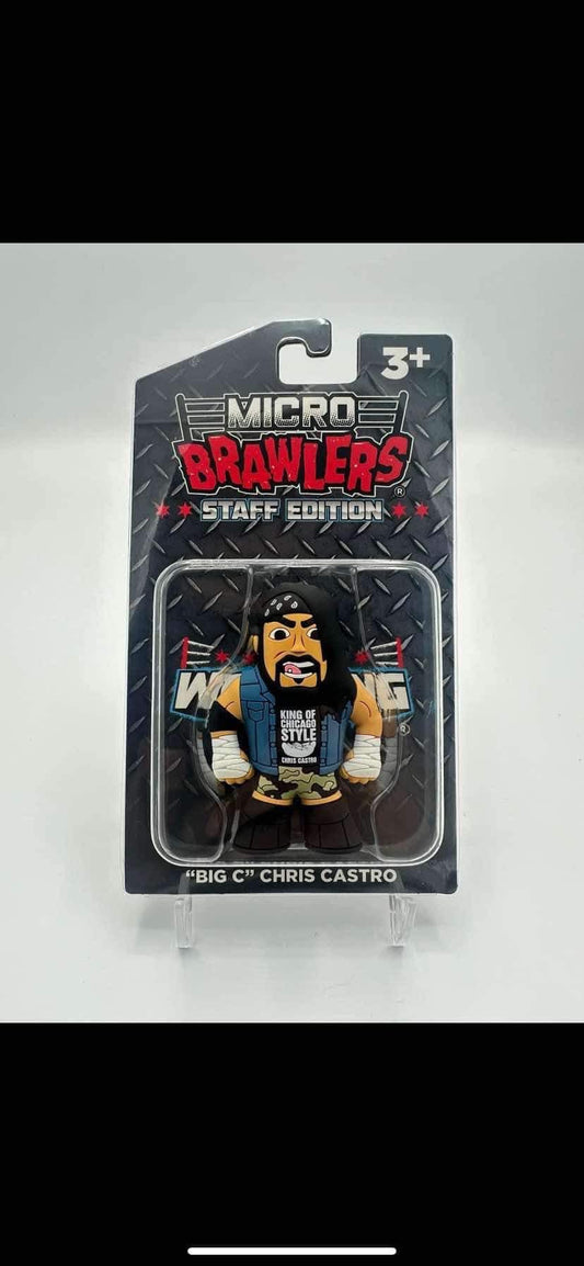 2024 Pro Wrestling Tees Micro Brawlers Staff Edition "Big C" Chris Castro