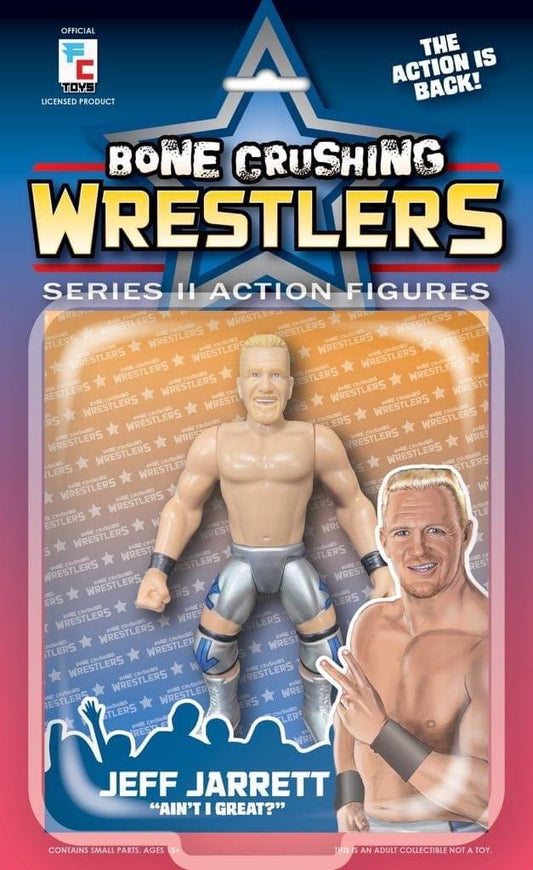 FC Toys Bone Crushing Wrestlers Series 2 Jeff Jarrett [With Silver & Blue Gear]