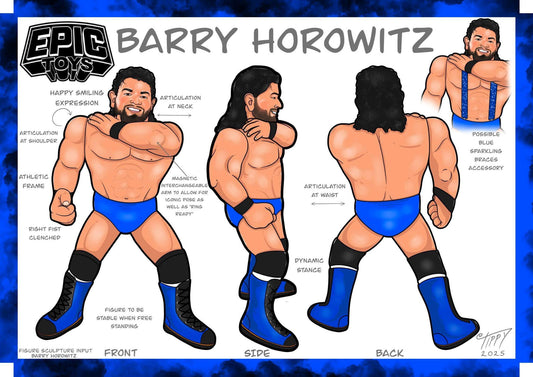 Epic Toys Wrestling Megastars Barry Horowitz