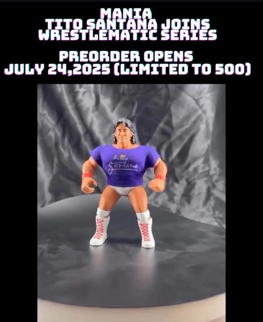 LaToonie Wrestling Wrestlematic Series 4.5" Scale Tito Santana