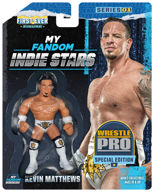 My Fandom Collectibles Indie Stars Series 1 Kevin Matthews [With White Trunks]