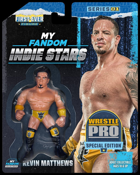 My Fandom Collectibles Indie Stars Series 1 Kevin Matthews [With Gold Trunks]