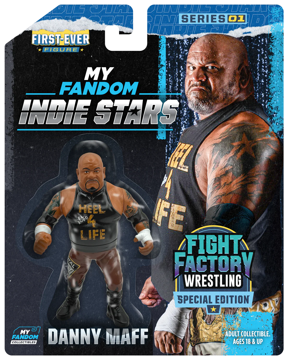 My Fandom Collectibles Indie Stars Series 1 Danny Maff [Fight Factory Wrestling Special Edition]