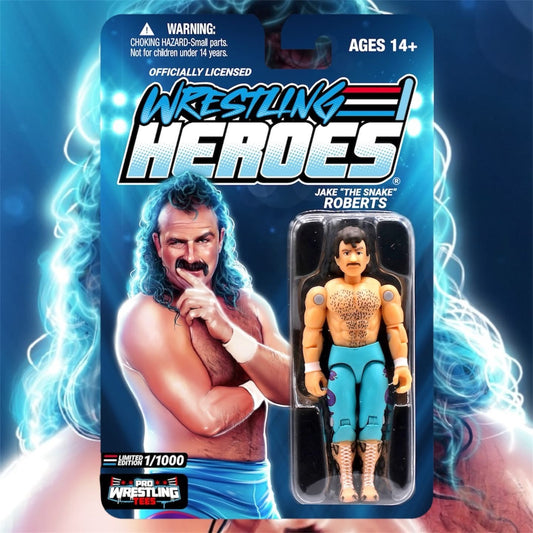 2025 Pro Wrestling Tees Wrestling Heroes Series 1 Jake "The Snake" Roberts