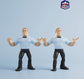 Nerd Closet Mat Maniacs 2-Pack: Earl & Dave Hebner