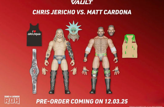 ROH Jazwares Ring of Honor Vault Exclusive 2-Pack: Chris Jericho vs. Matt Cardona