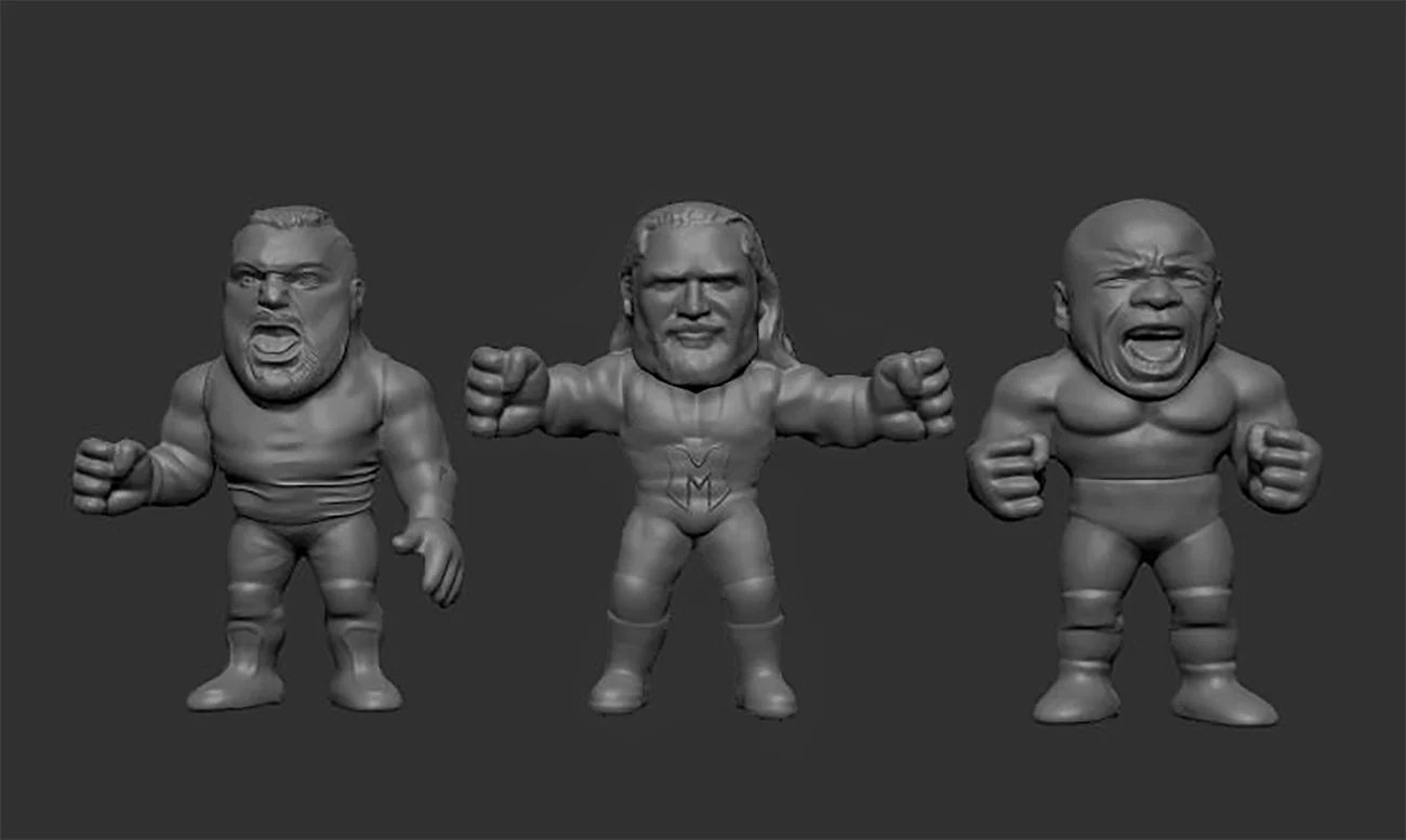 2026 Really Weird Wrestling Grapple Gang Series 2 The System: Eddie Edwards, Brian Myers & Moose [Purple]