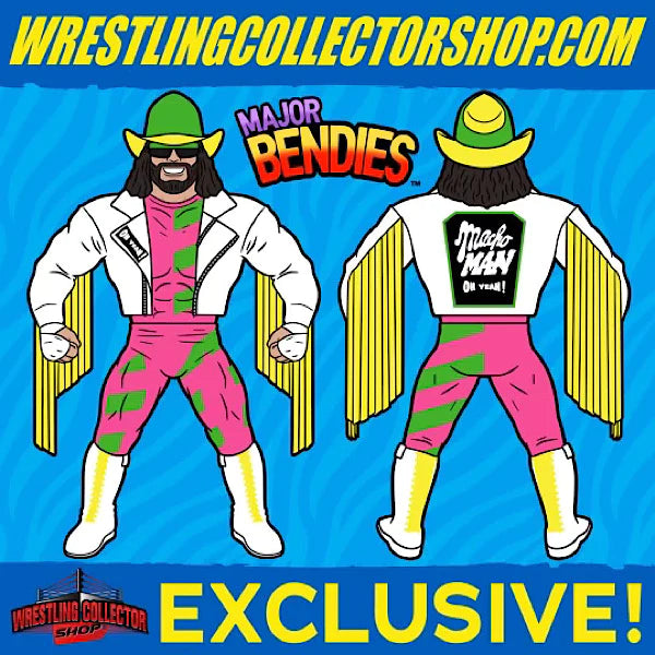 2024 Major Wrestling Figure Podcast Major Bendies "Macho Man" Randy Savage [Exclusive]
