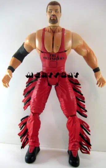 Unreleased WCW Toy Biz Tuff Talkin' Wrestlers Kevin Nash [With Red Gear]