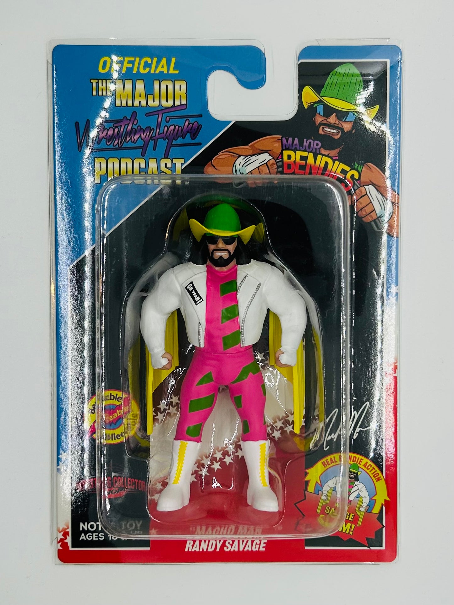 2024 Major Wrestling Figure Podcast Major Bendies "Macho Man" Randy Savage [Exclusive]