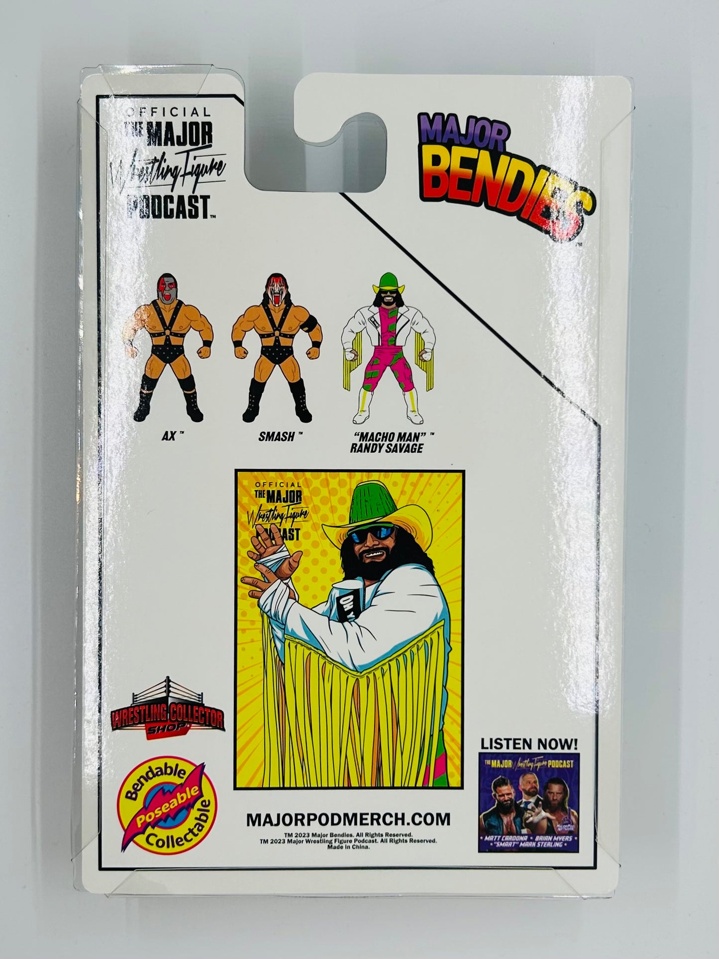 2024 Major Wrestling Figure Podcast Major Bendies "Macho Man" Randy Savage [Exclusive]