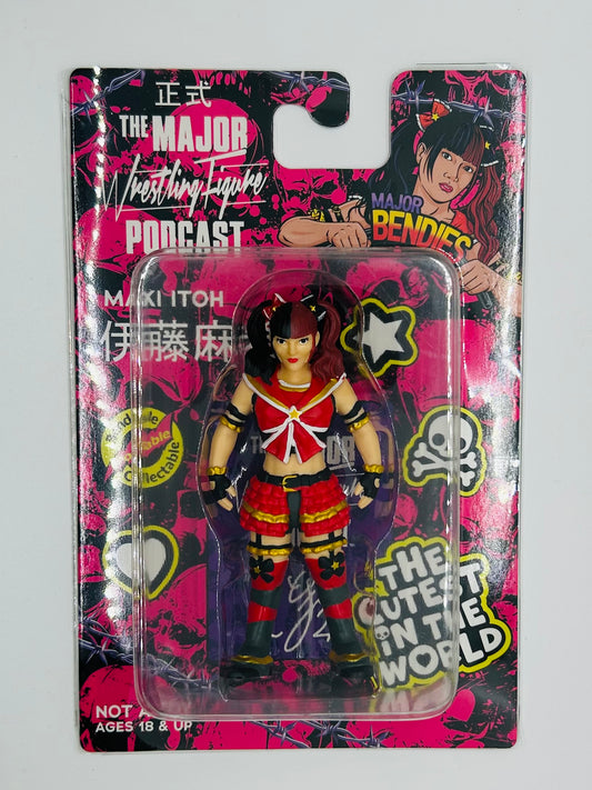 2024 Major Wrestling Figure Podcast Major Bendies Maki Itoh