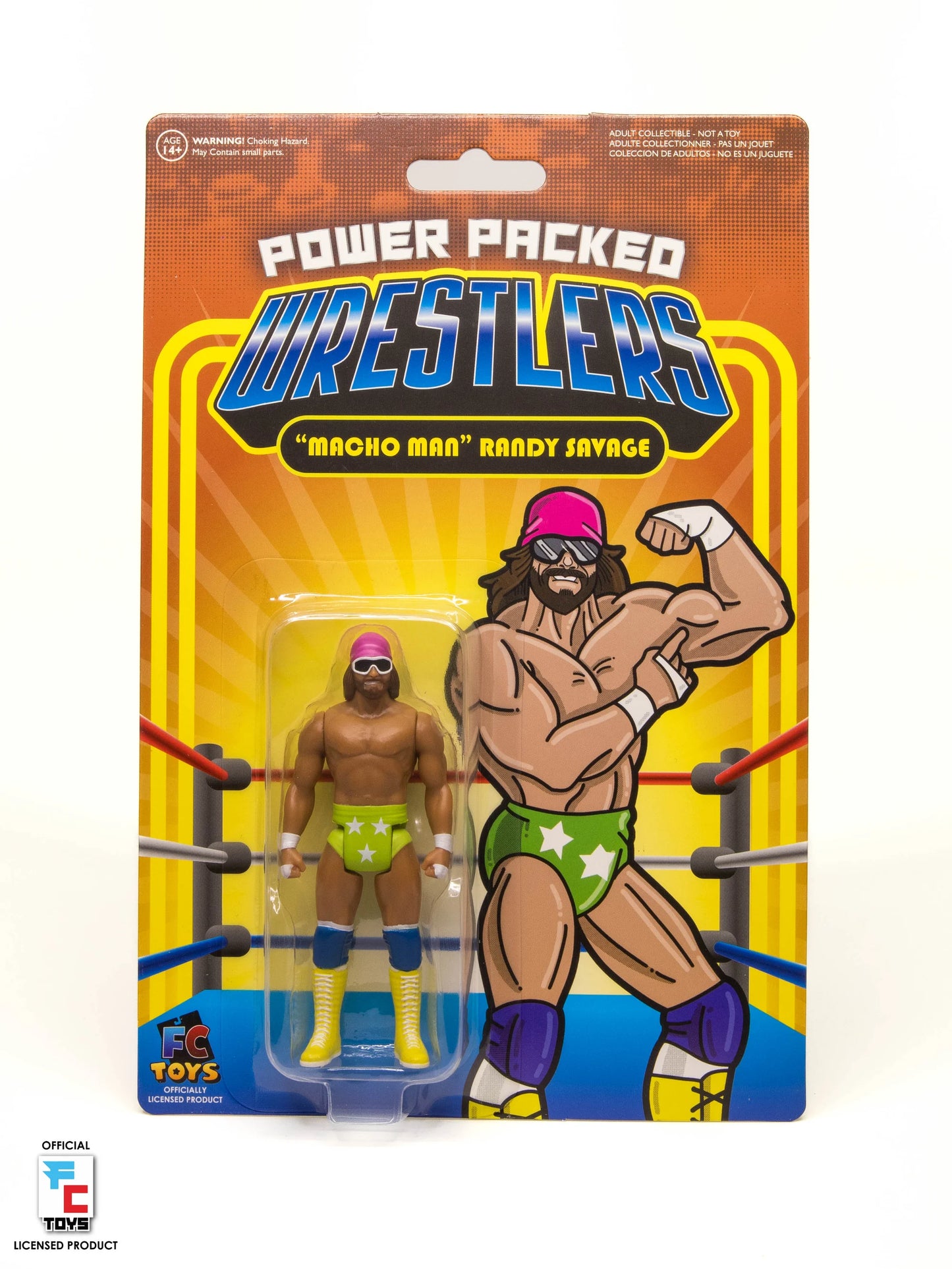 2026 FC Toys Power Packed Wrestlers Series 1 "Macho Man" Randy Savage [With Green Trunks]