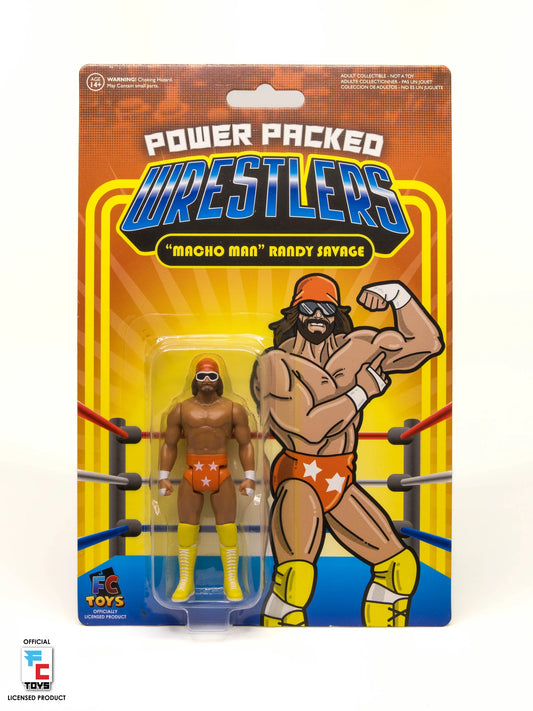 2026 FC Toys Power Packed Wrestlers Series 1 "Macho Man" Randy Savage [With Orange Trunks]