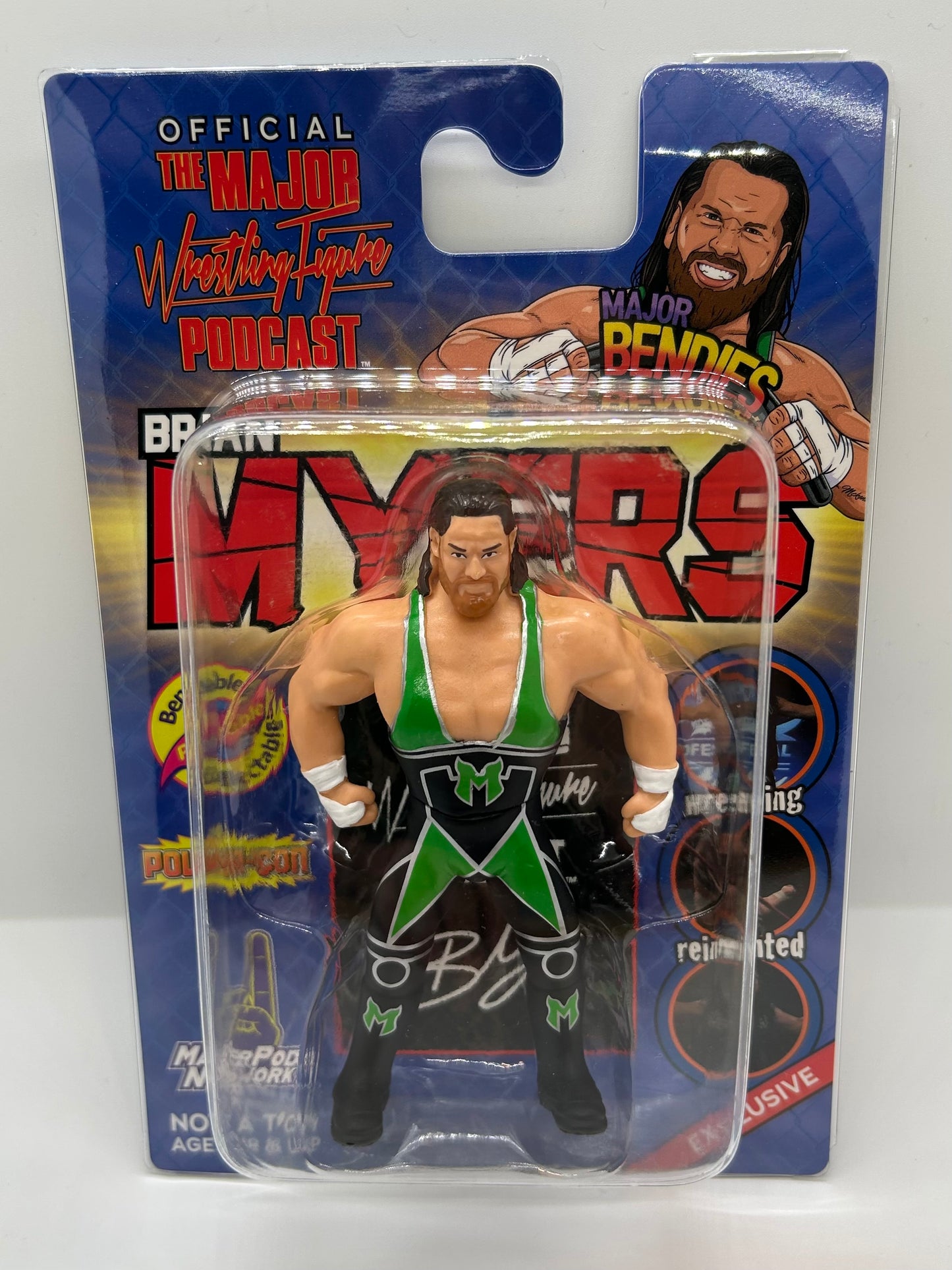 2023 Major Wrestling Figure Podcast Major Bendies Power-Con Exclusive ...