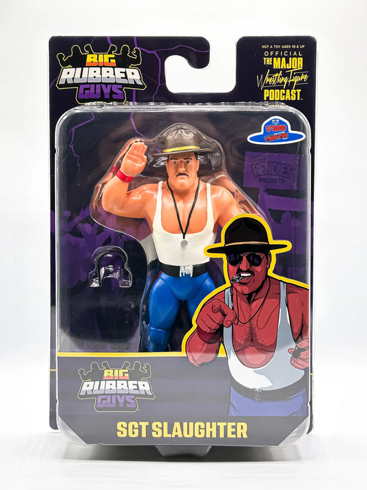 2024 Major Wrestling Figure Podcast Big Rubber Guys NYCC Exclusive Sgt. Slaughter