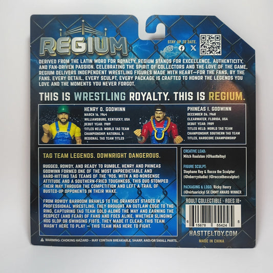2025 Hasttel Toy Grapplers & Gimmicks Regium Series Henry O. Godwinn & Phineas I. Godwinn