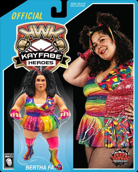 KWK Kayfabe Heroes Bertha Faye [With Rainbow Gear]