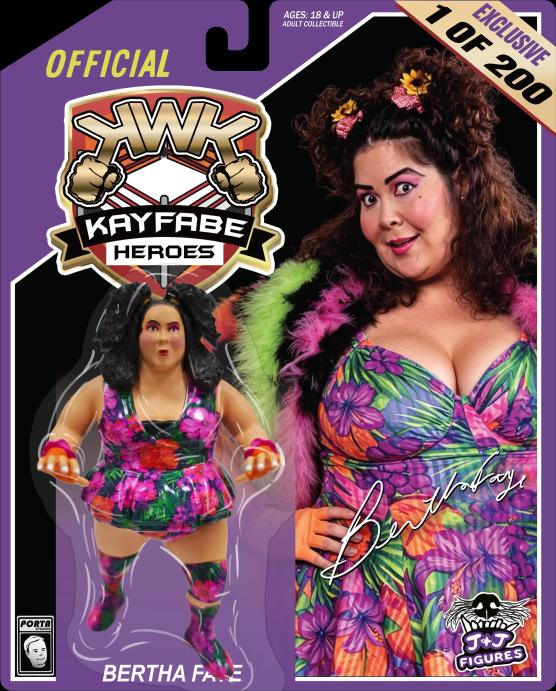 KWK Kayfabe Heroes Bertha Faye [Exclusive]