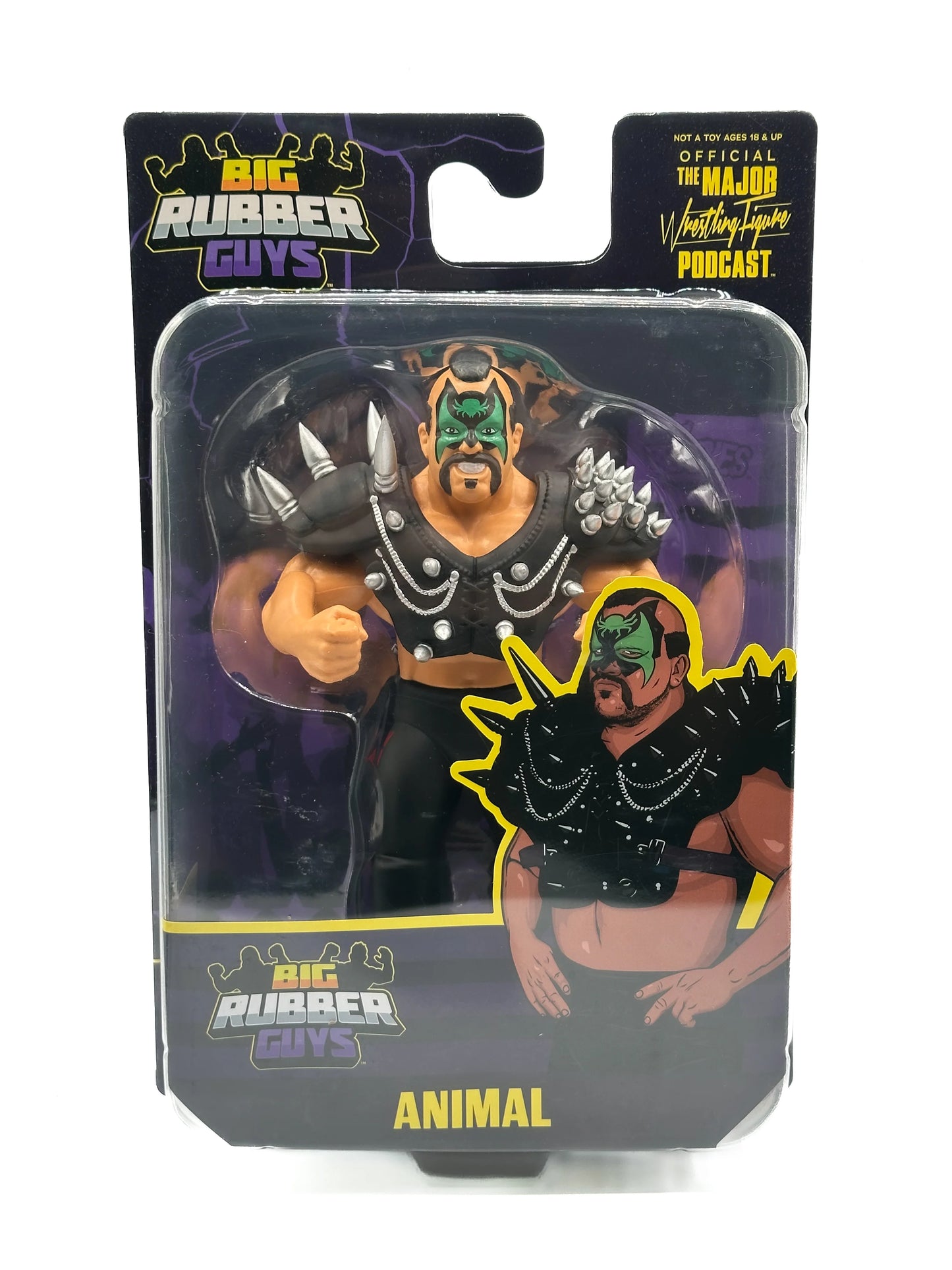 2024 Major Wrestling Figure Podcast Big Rubber Guys Series 8 Road Warrior Animal