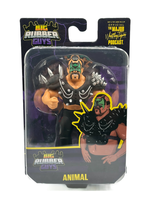 2024 Major Wrestling Figure Podcast Big Rubber Guys Series 8 Road Warrior Animal