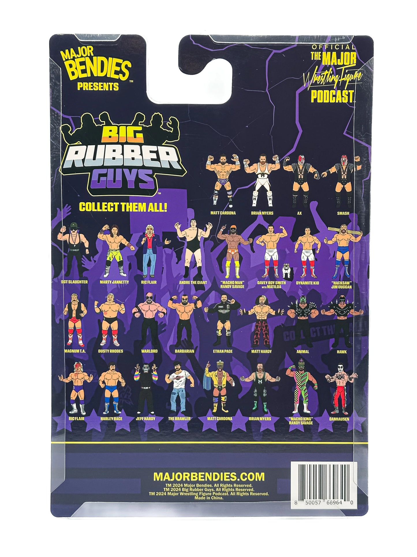 2025 Major Wrestling Figure Podcast Big Rubber Guys Limited Edition Danhausen