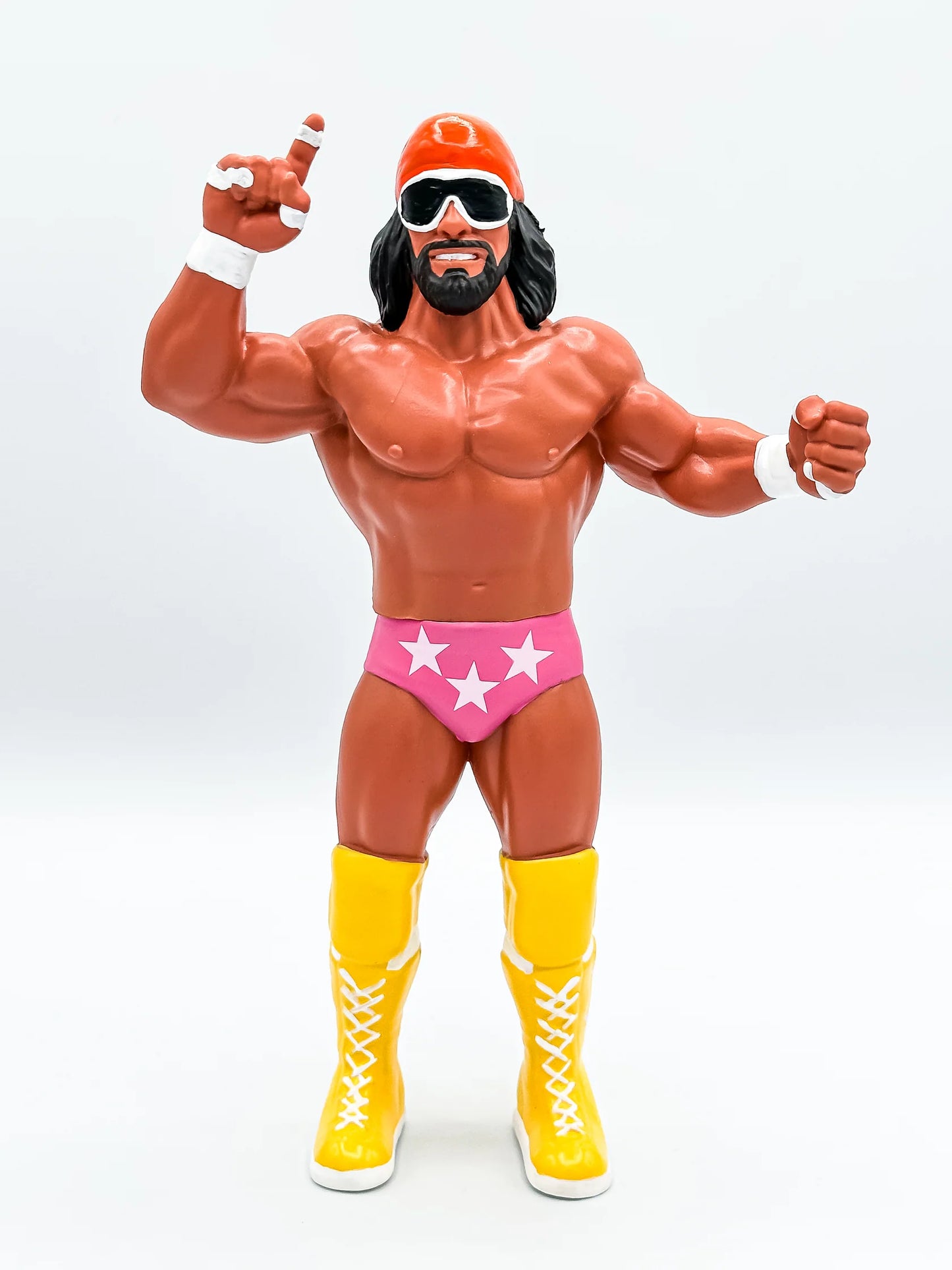 2024 Major Wrestling Figure Podcast Big Rubber Guys "Macho Man" Randy Savage [With Pink Trunks]