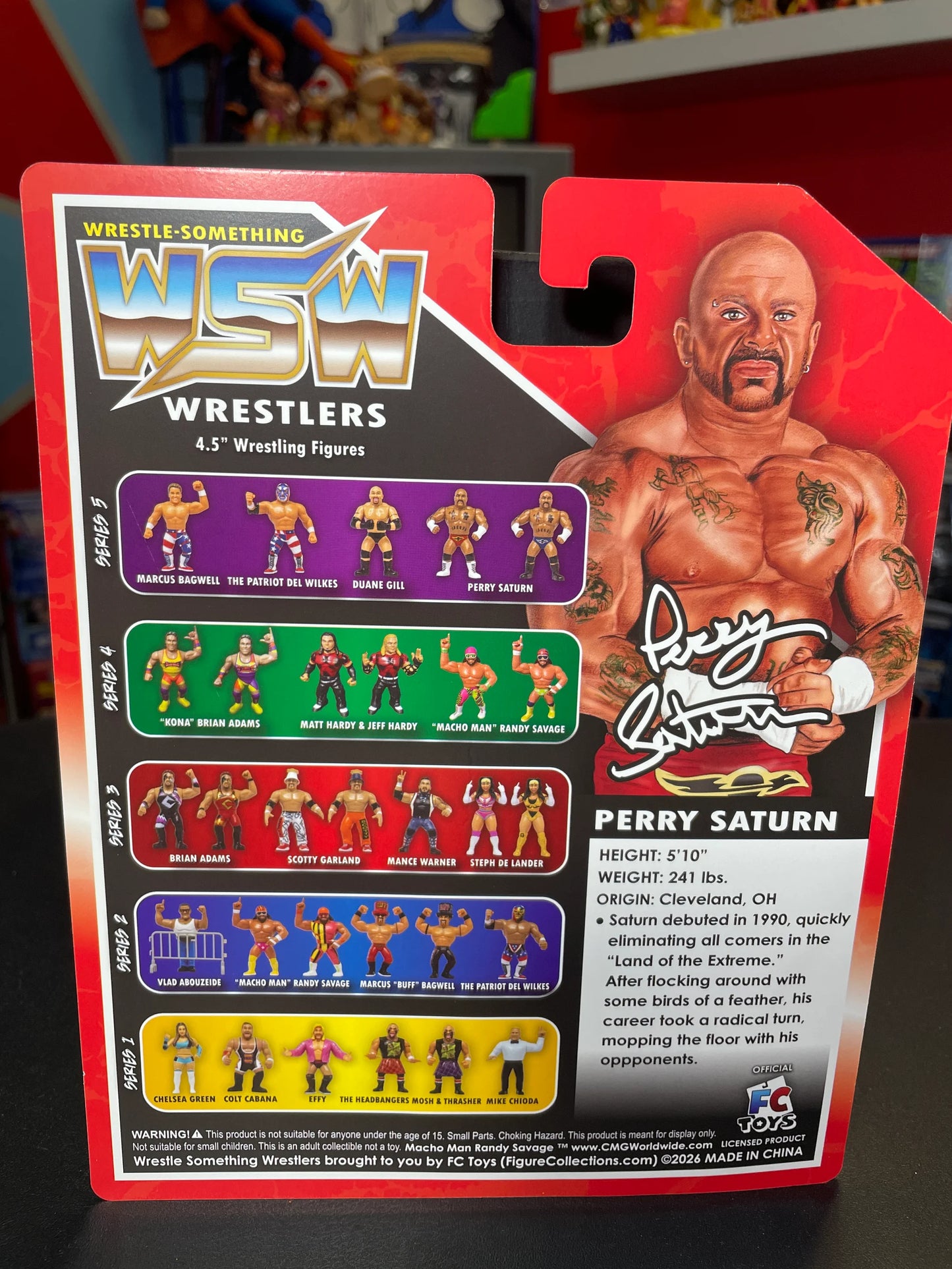 2026 FC Toys Wrestle-Something Wrestlers Series 5 Perry Saturn