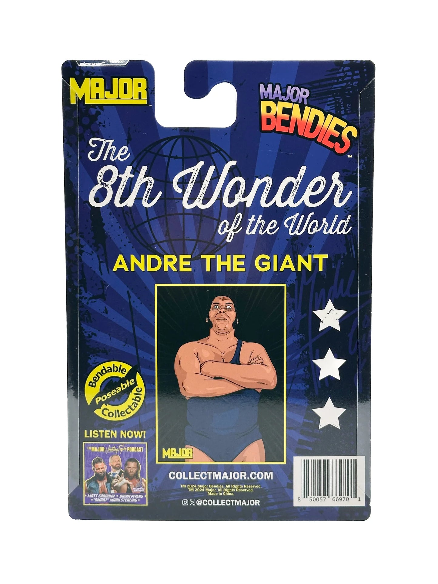2025 MAJOR Bendies Series 8 Andre the Giant