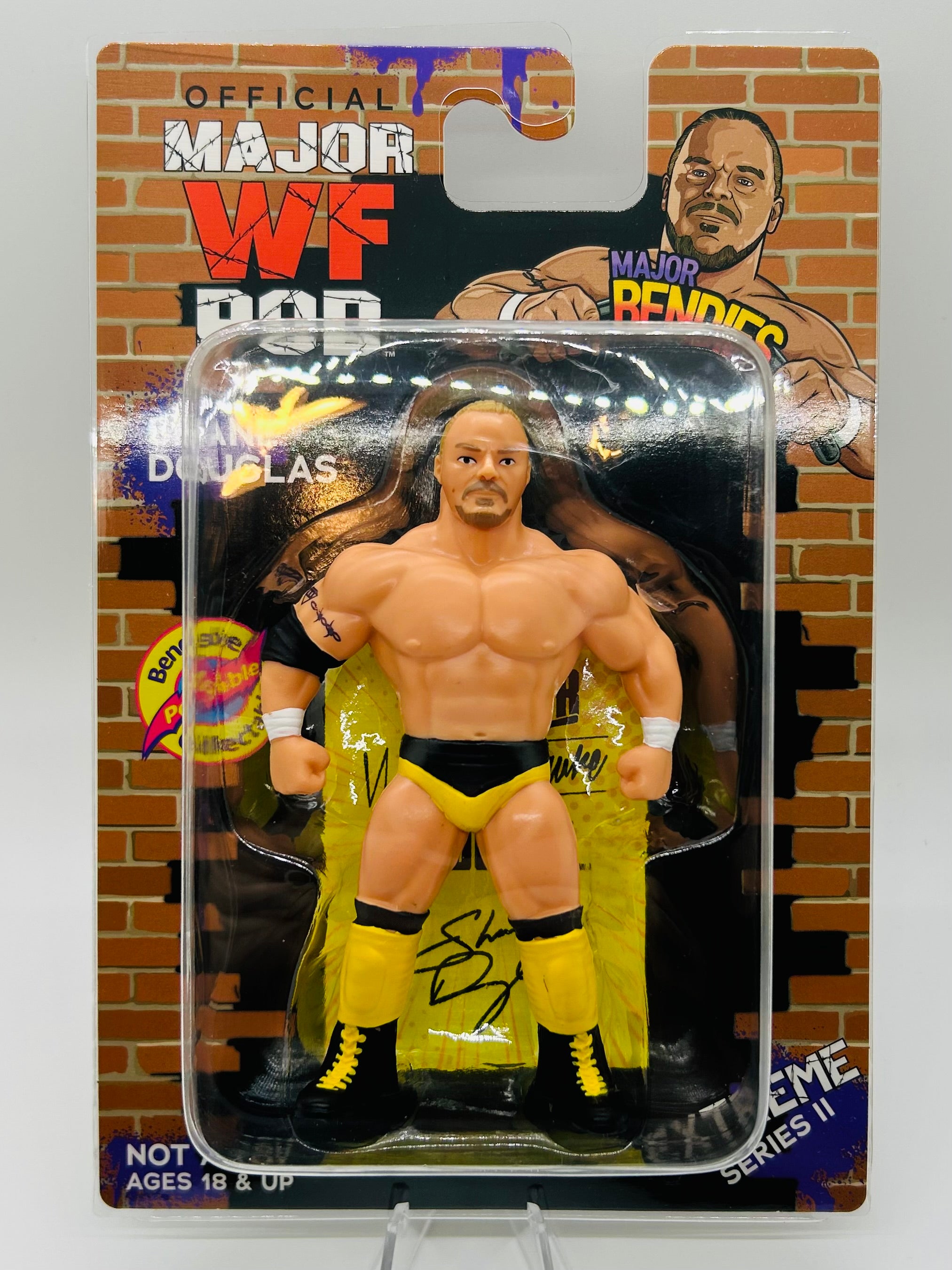 thumbnail image 2 of Vladimir The Superfan – MWFP Major Wrestling Figure Podcast Bendies Figure – Exclusive WWE Green Action Figure 2 of 5