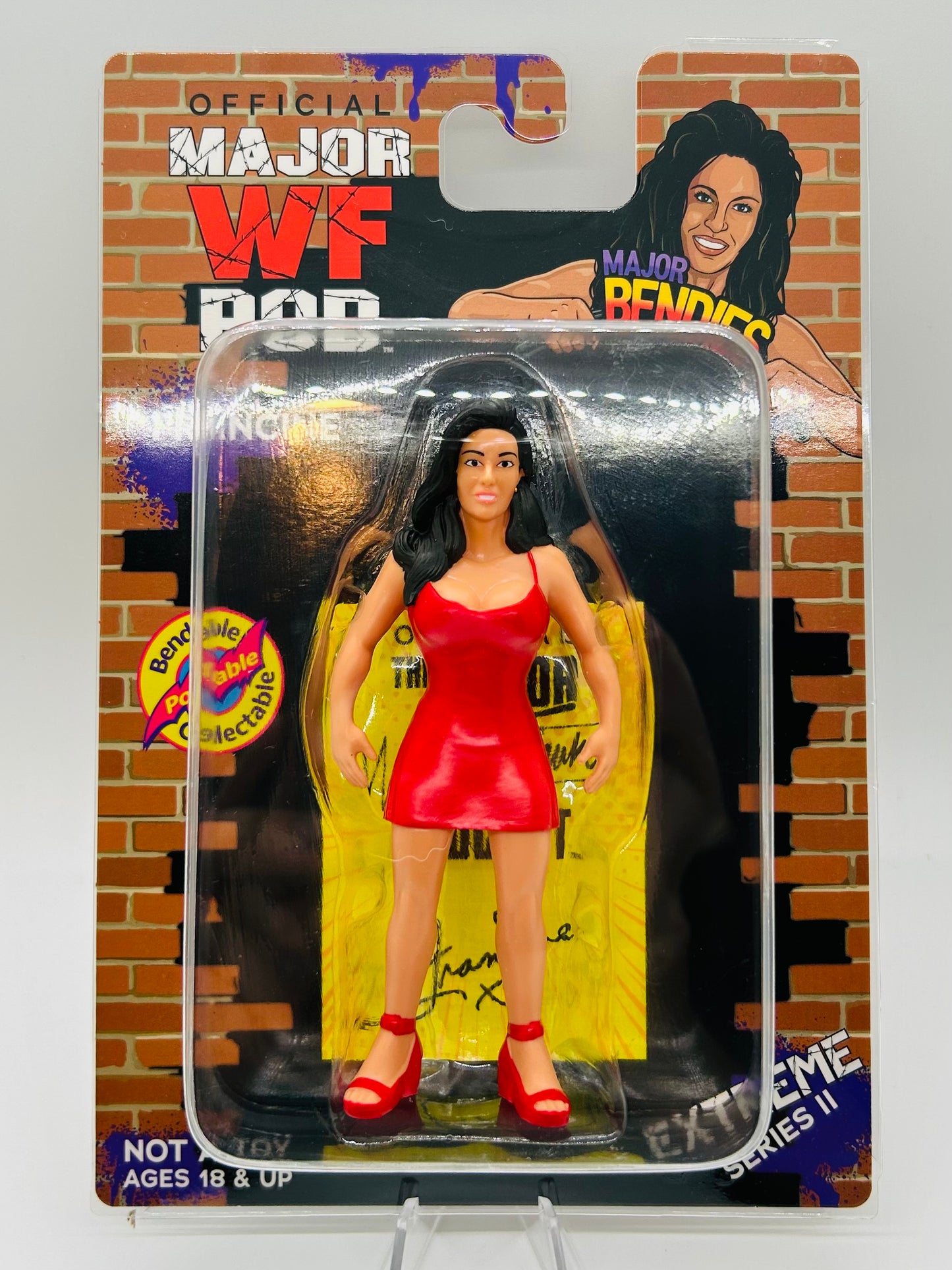 thumbnail image 2 of Vladimir The Superfan – MWFP Major Wrestling Figure Podcast Bendies Figure – Exclusive WWE Green Action Figure 2 of 5