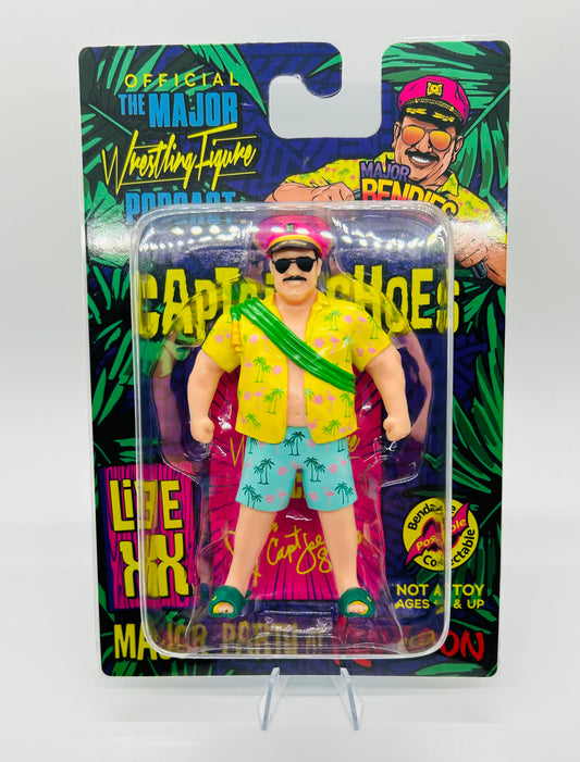 2024 Major Wrestling Figure Podcast Major Bendies Live XX Exclusive Captain Joe Shoes