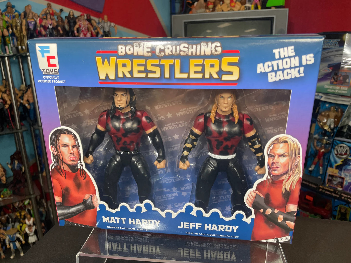 2025 FC Toys Bone Crushing Wrestlers Series 2 2-Pack: Matt Hardy & Jeff Hardy