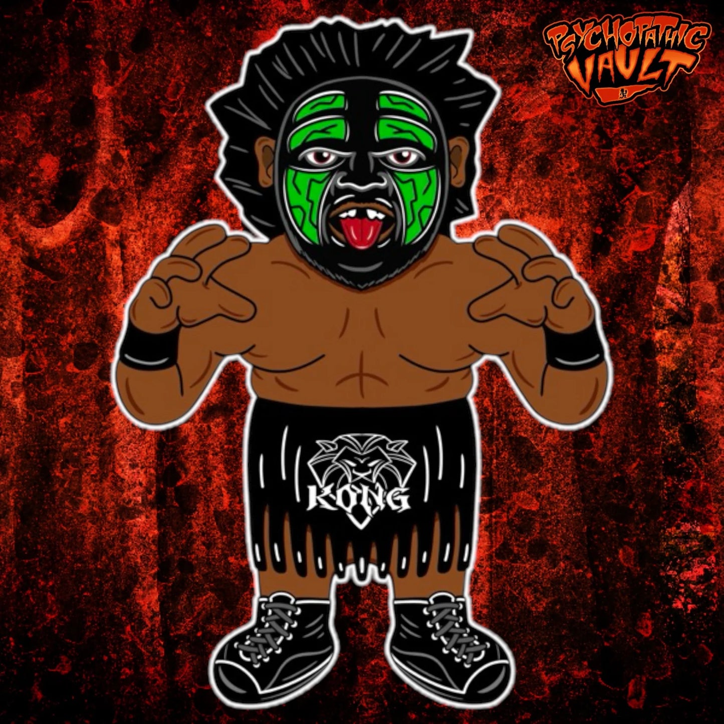 2024 JCW Psycopathic Vault Kongo Kong 12" Wrestling Buddy