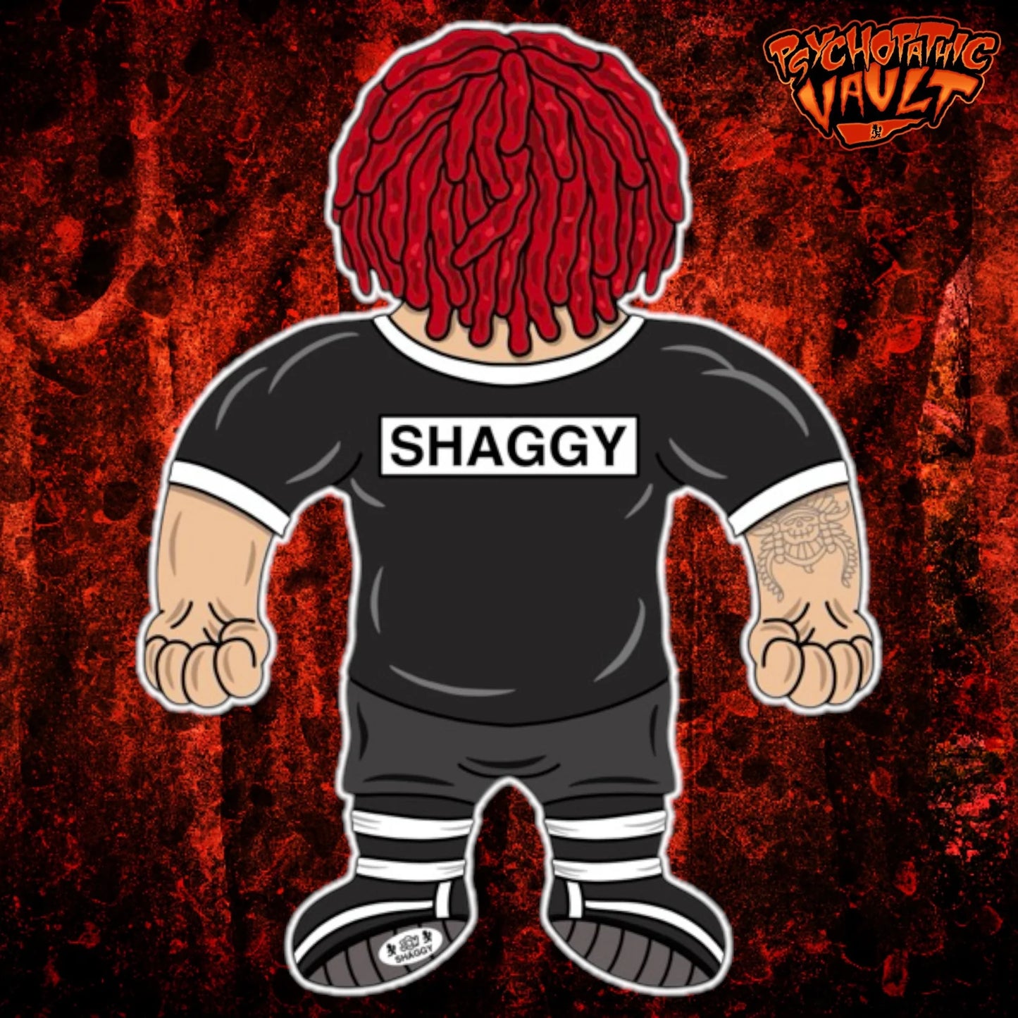 2024 JCW Psycopathic Vault Shaggy 2 12" Dope Wrestling Buddy