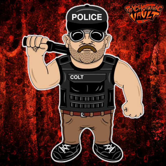 2024 JCW Psycopathic Vault Colt Cabana 12" Wrestling Buddy