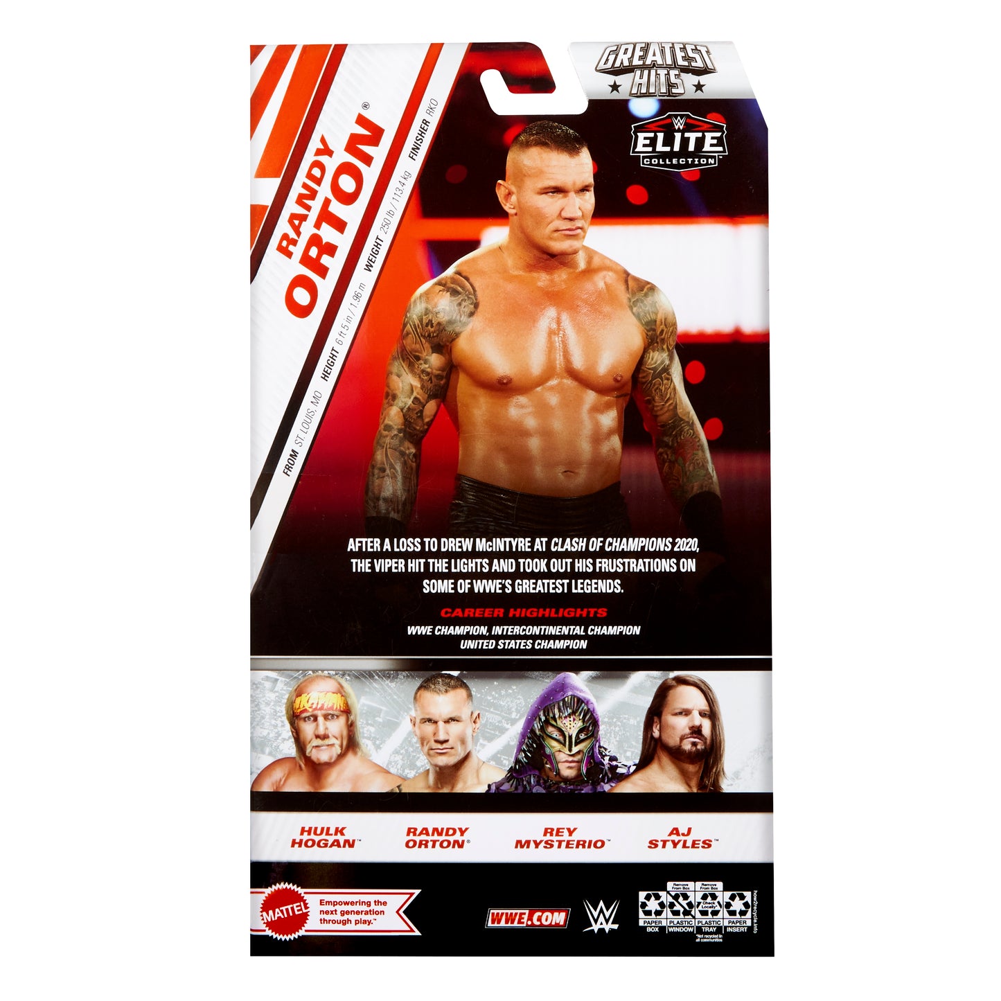 2024 WWE Mattel Elite Collection Greatest Hits Series 4 Randy Orton