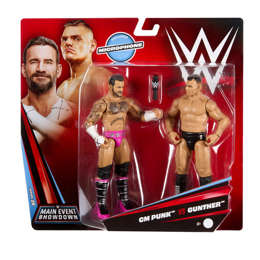 2026 WWE Mattel Main Event Showdown Series 28 CM Punk vs. Gunther